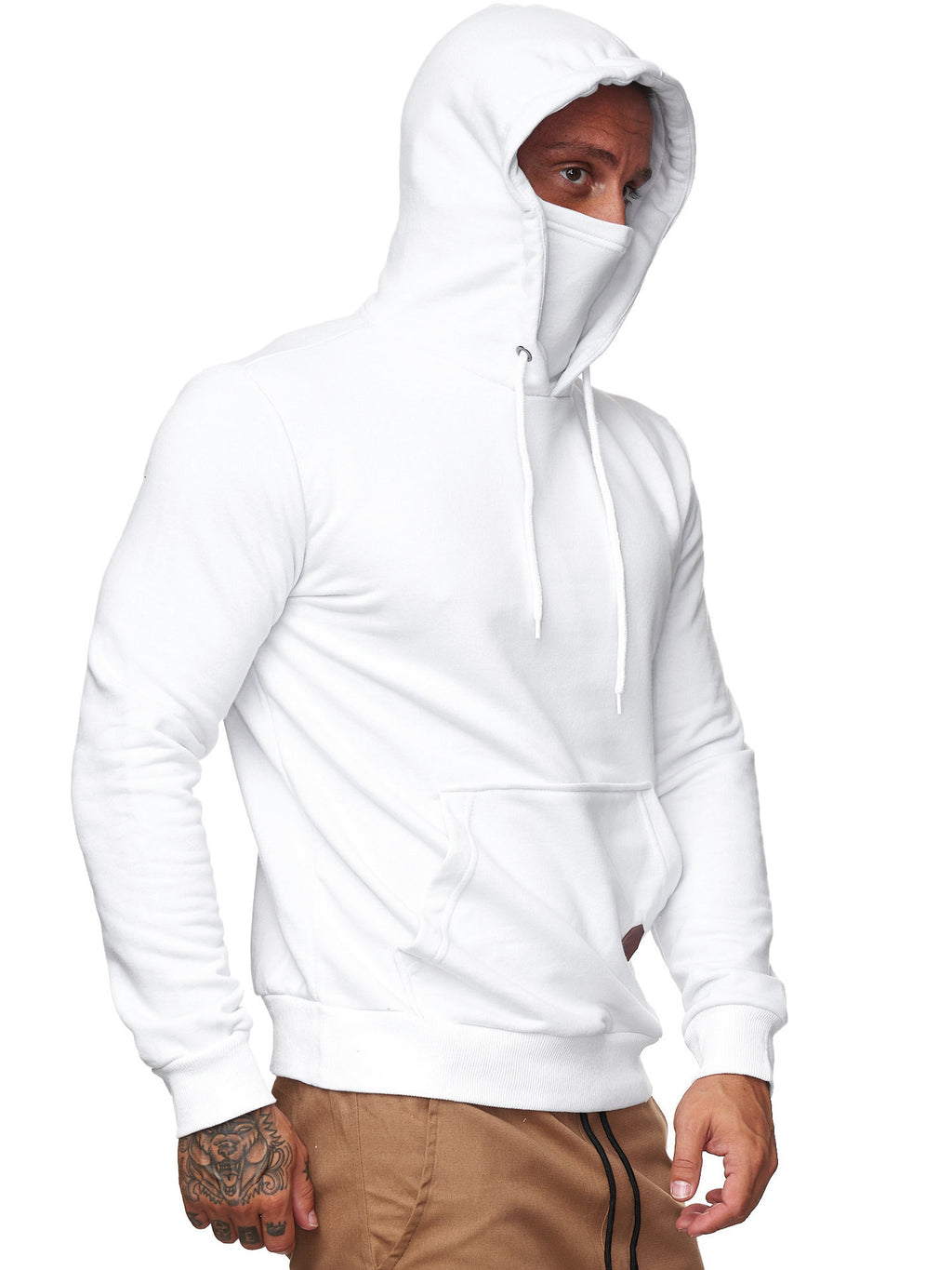 Autumn Sports Solid Color hoodie men
