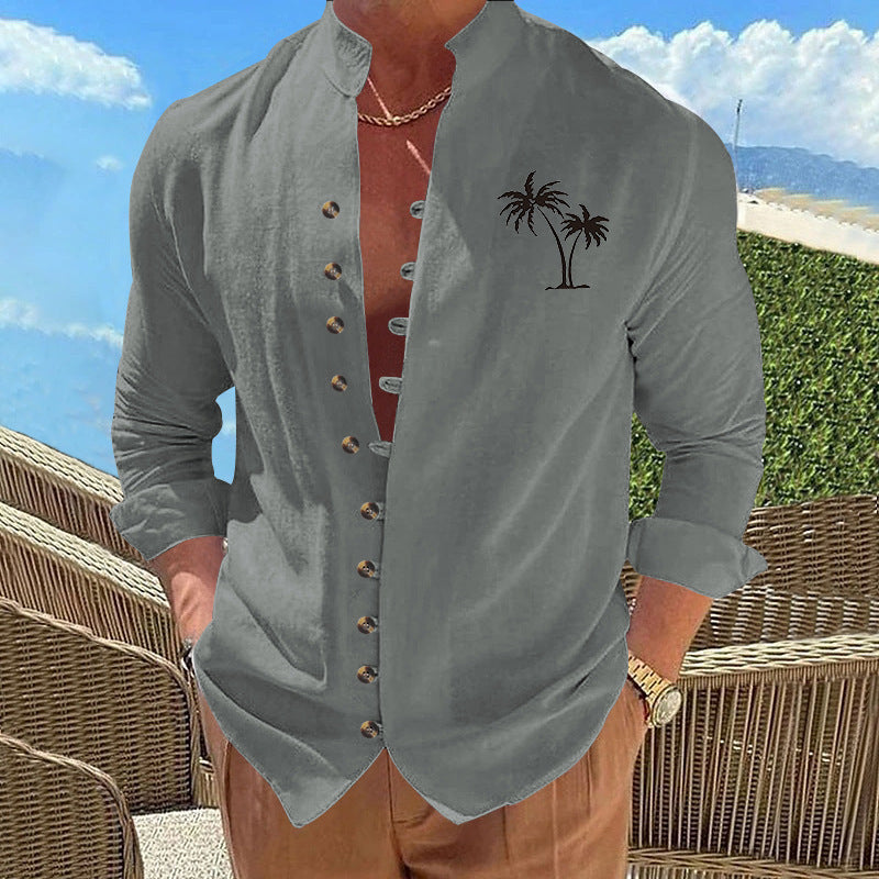 Coconut Vintage Print Slim shirt