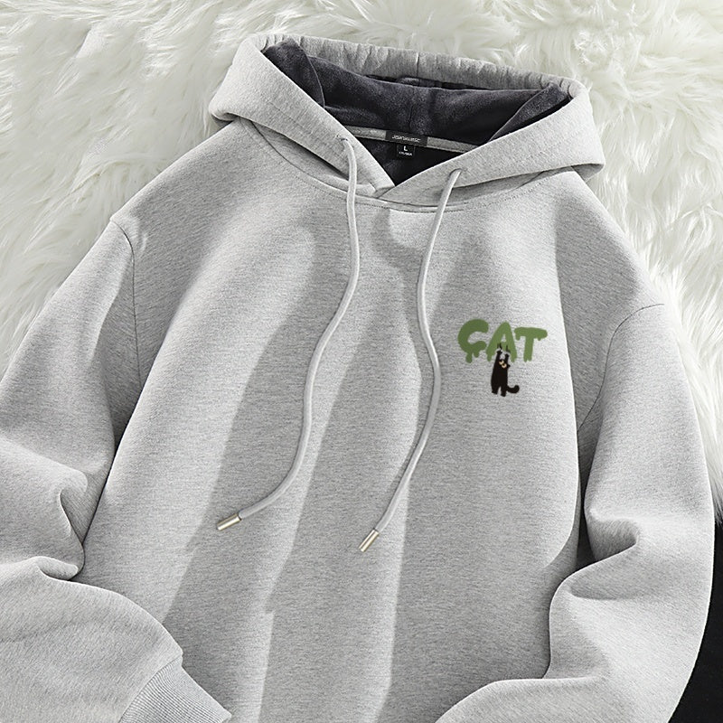 Velvet Padded Thickened Hooded Jacket