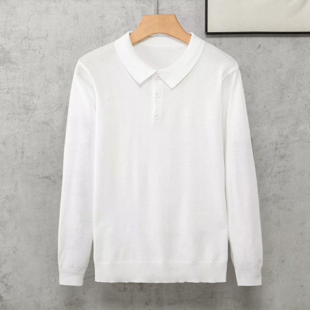 Simple Lapel Knitwear sweater