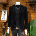 Corduroy Men's Business Slim Fit Casual Small Suit