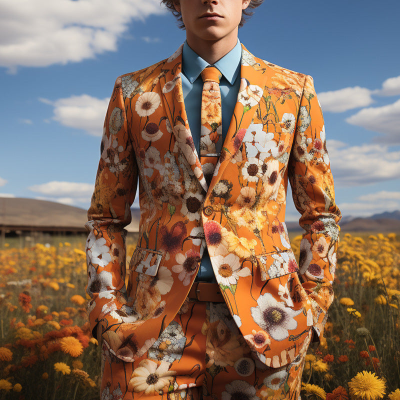 Men's Personality Cool Suit