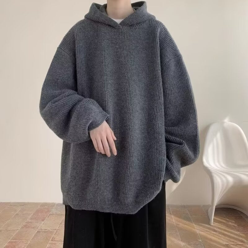 Men's Autumn And Winter Loose Sweater Knitwear Coat
