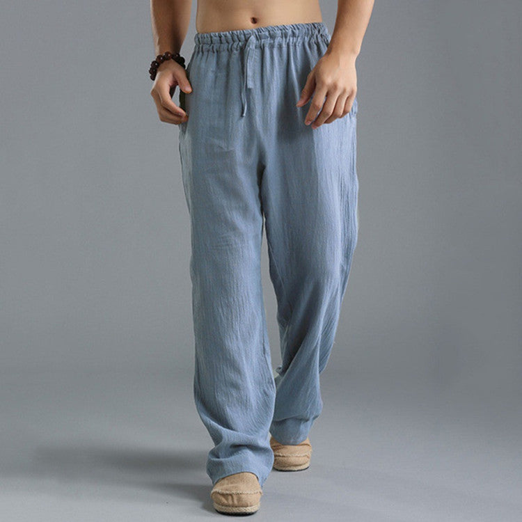 Men's Breathable Linen Loose Casual Pants