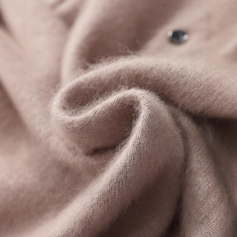 Mink Velvet Plus Size Business Bottoming Shirt Sweater