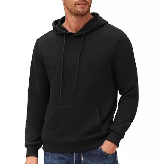 Men's Hooded Long-sleeved Sweater
