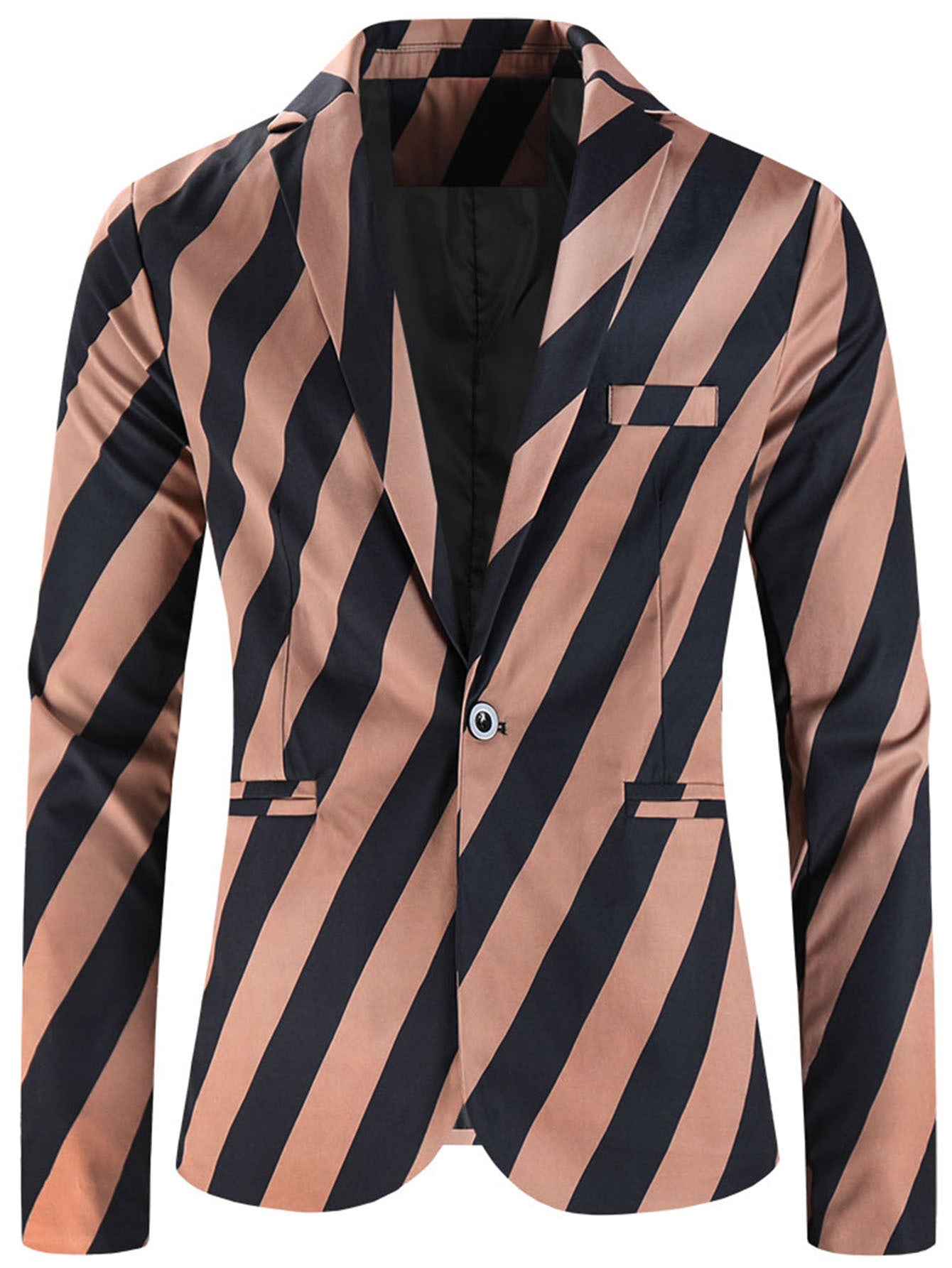 One Button Printing Leisure Suit men