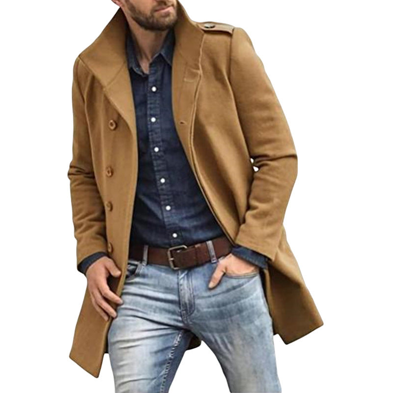 Men's Autumn And Winter Thickened Coat