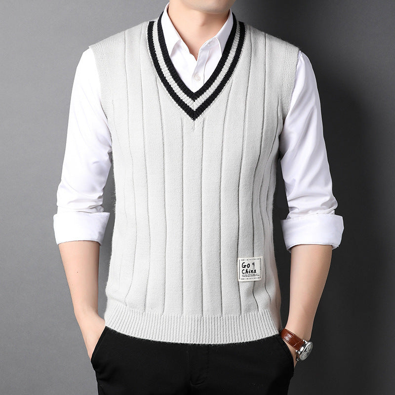 Men's Sleeveless Thermal Sweater