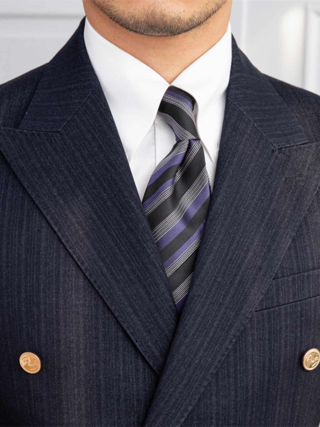 Autumn Style Double Breasted Slim Fit Suit