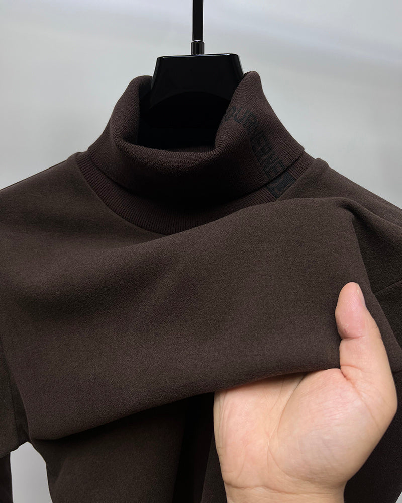 Double-sided Dralon High Lapel Underwear sweatshirt