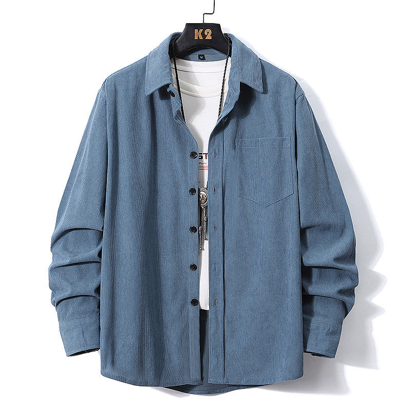 Long Sleeve Men's Corduroy Shirt