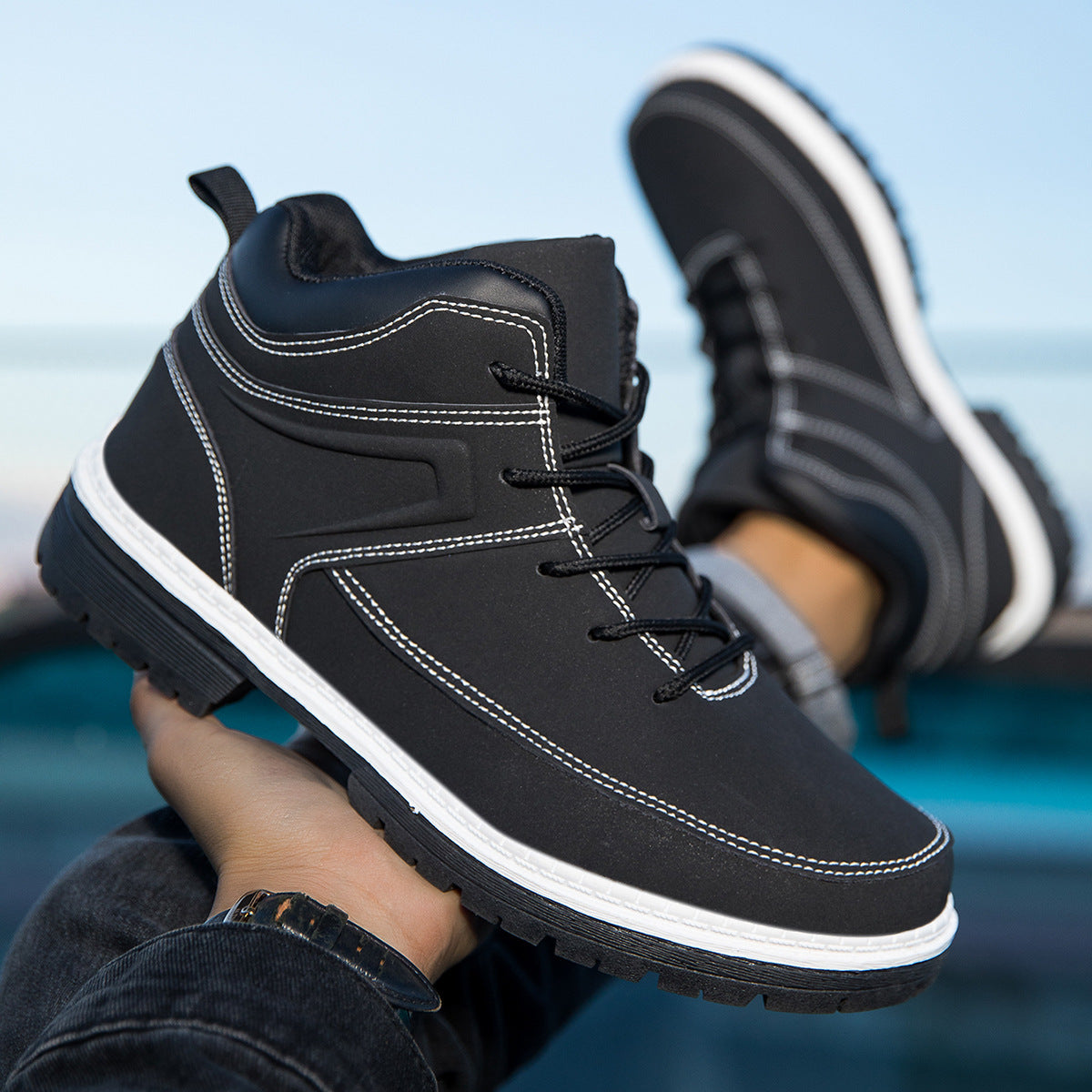 Casual Men's High Street Style Boots