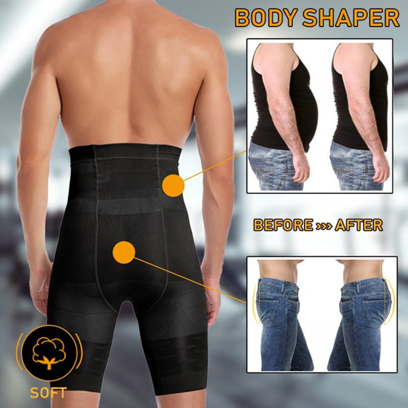 Men Slimming Body Shaper Trainer High Waist