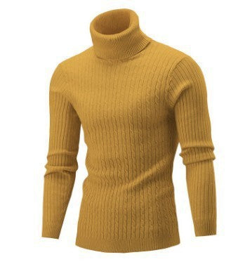 Men's Turtleneck Long Sleeve Sweater