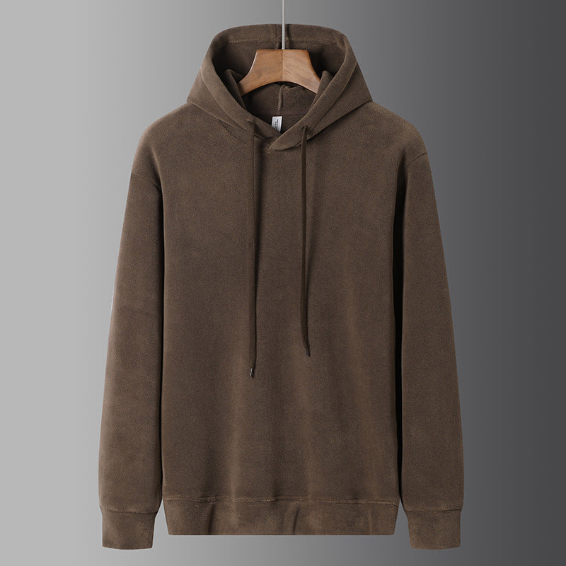 Autumn And Winter Solid Color Hooded Sweater