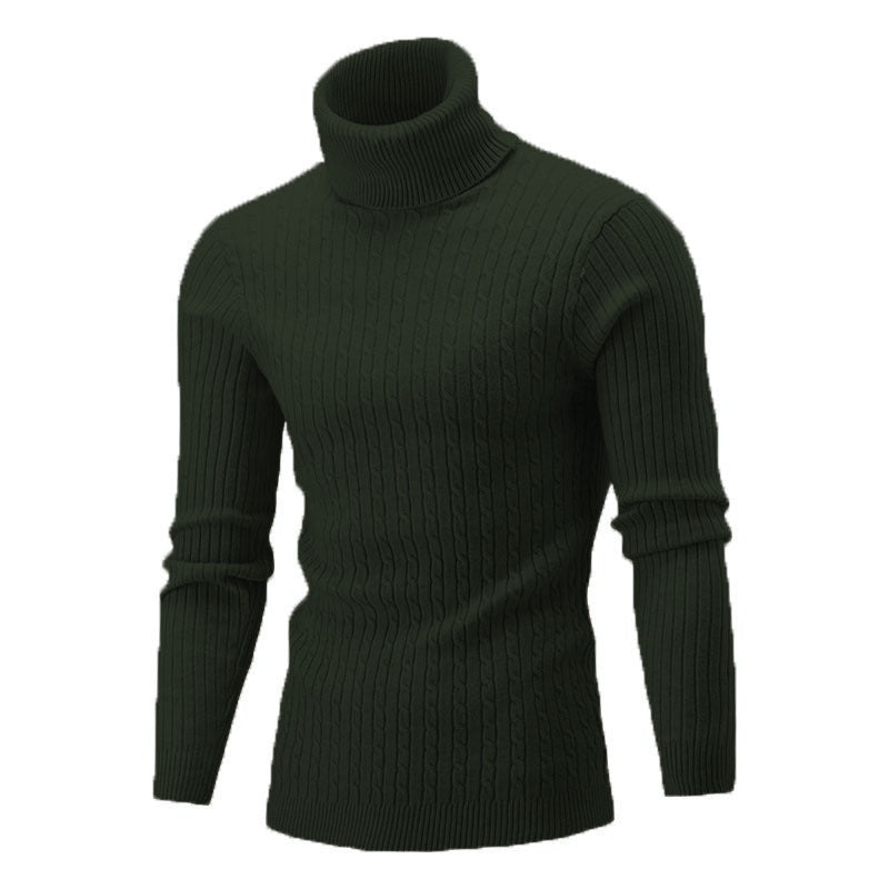 Men's Turtleneck Long Sleeve Sweater