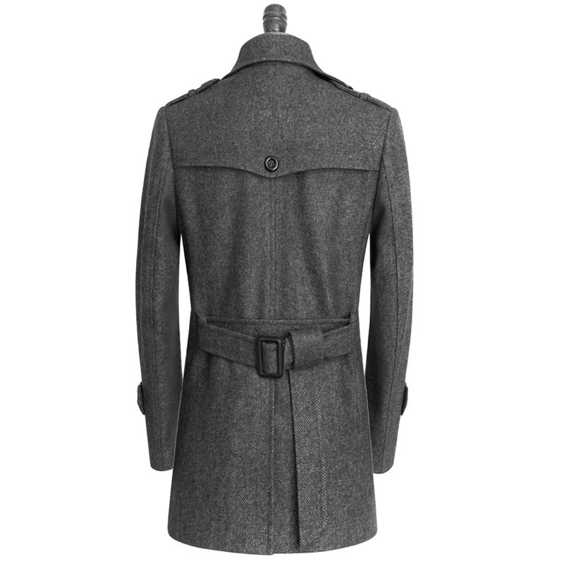 Young And Middle-aged Cashmere trench Coat