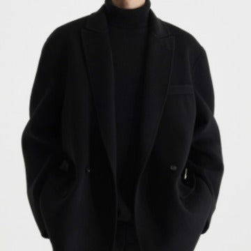 Double-faced Woolen Suit Wool Coat For Men