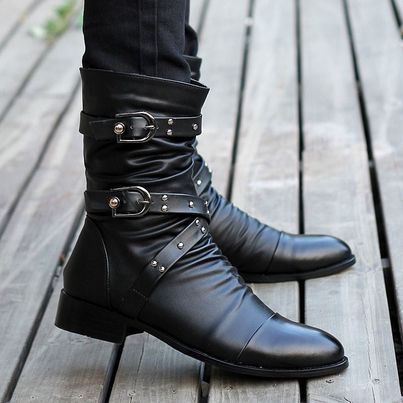 Men's Pointed Toe Within Wellingtons boots