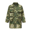 Tactical Camouflage Military Coat Men's Loose Mid-length Jacket