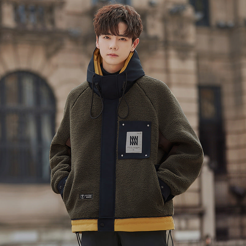 Hooded Down Jacket Men