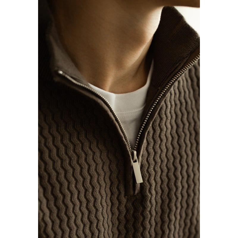 Turtleneck Zipper Sweater