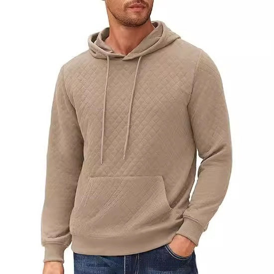 Men's Hooded Long-sleeved Sweater