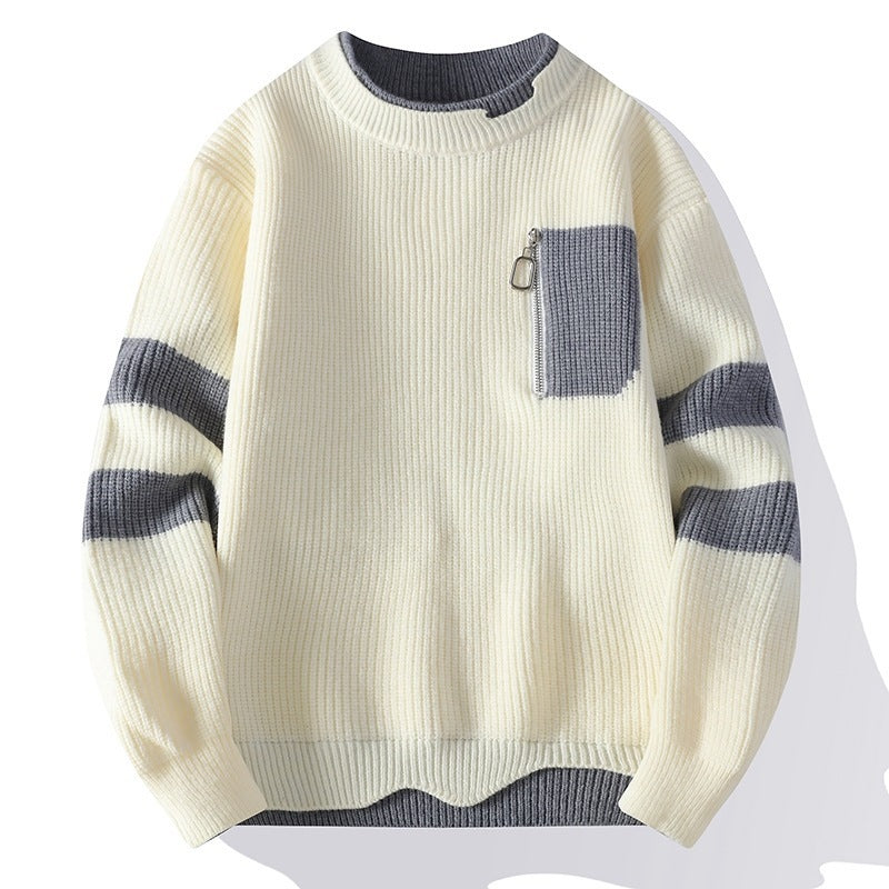 Autumn And Winter Casual Sweater Boys Knitted Bottoming Shirt