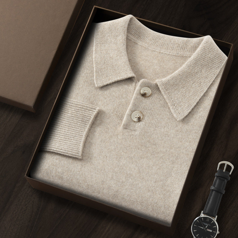 Men's Knitted Autumn And Winter Leisure Long Sleeve Pullover sweater