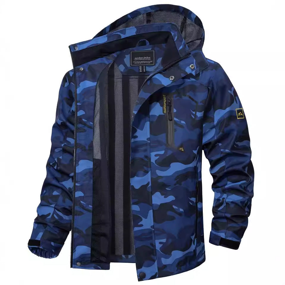 Casual Fall Men's Long Sleeve Hooded Jacket Coat