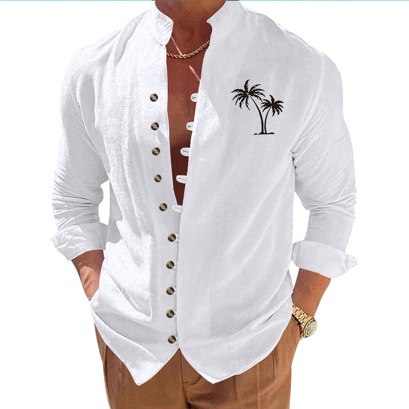 Coconut Vintage Print Slim shirt