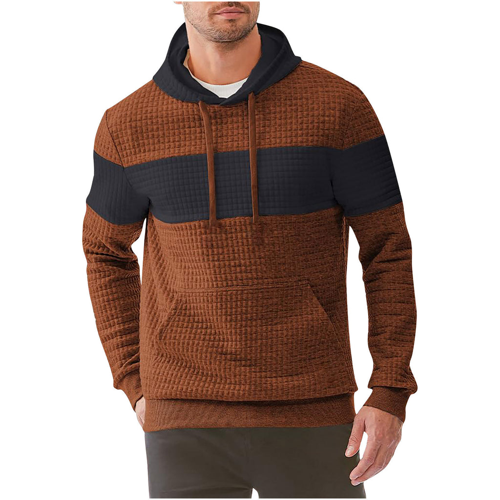 Men's Hooded Long-sleeved Sweater