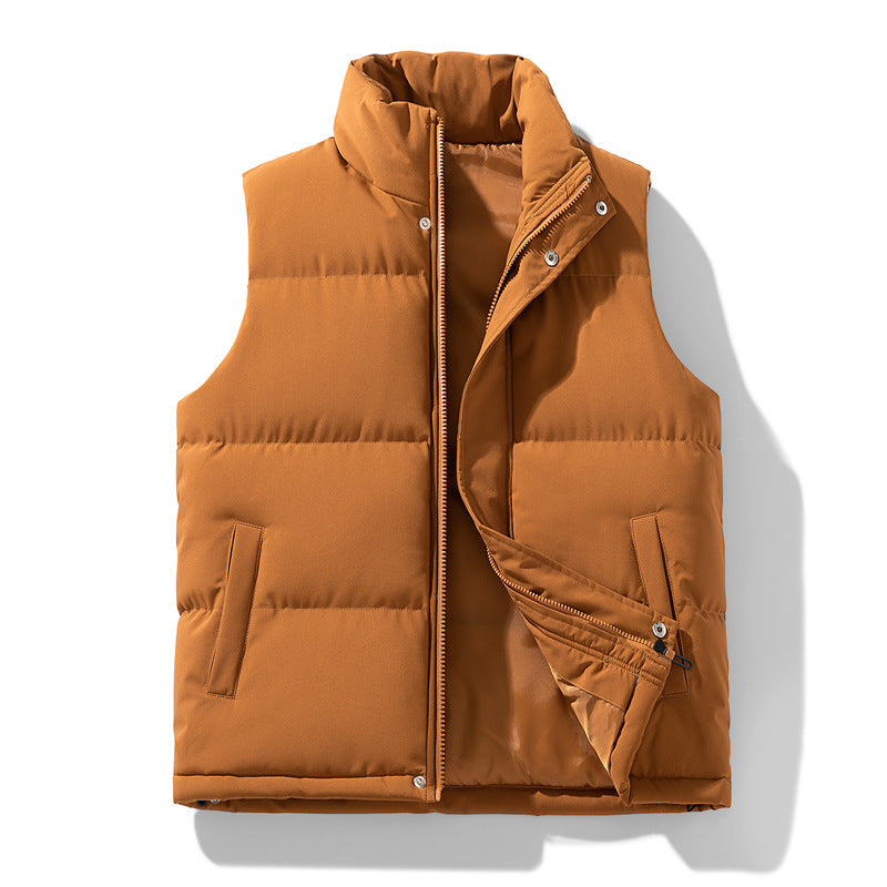 Men's Vest Coat Cotton Warm Padded Jacket