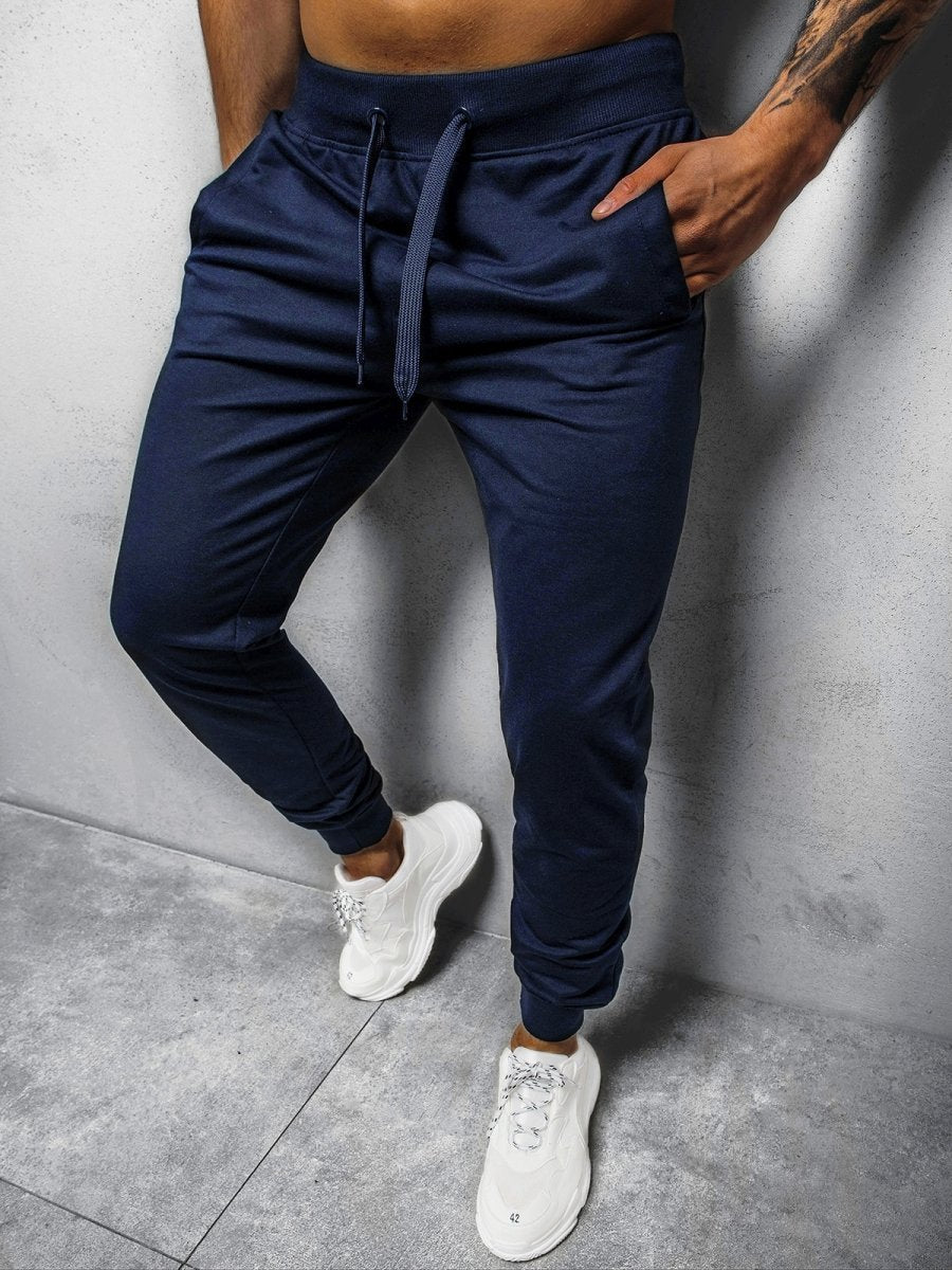 Men Warm Sports Plus Cashmere Casual pants