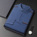 Men's Half-turtleneck Zipper Sweater For Middle And Elderly aged