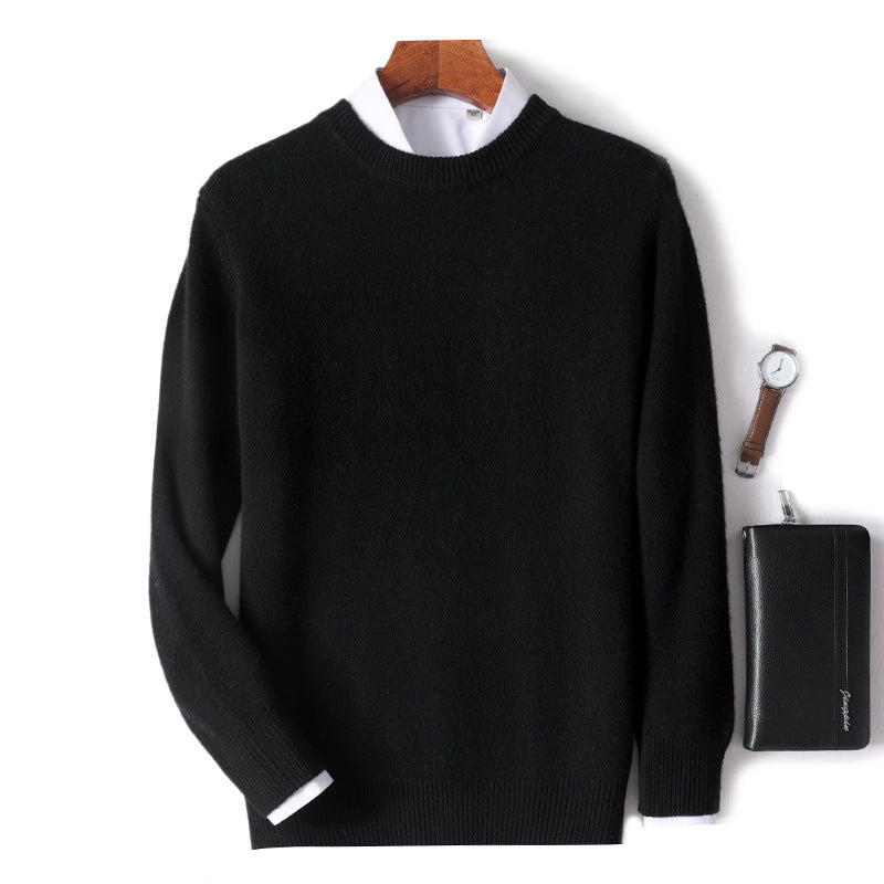 Men's Thickened Pullover Sheep Fur Sweater