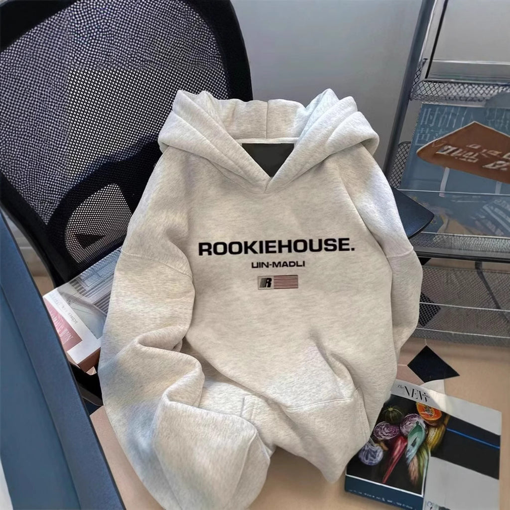 Loose letter Print hoodie