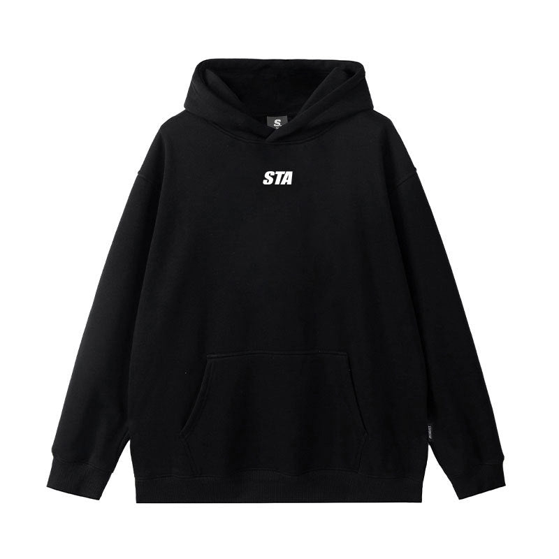 Small Letter Printed Hoodie Men