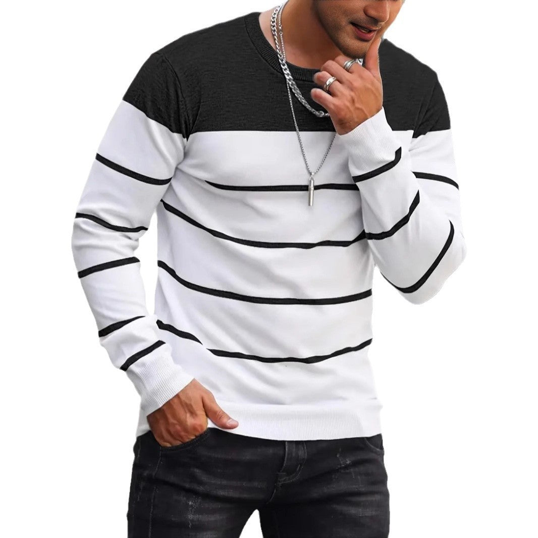 Men's Knitwear Crew Neck Casual Sweater