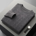 Round Neck Cashmere Sweater Men
