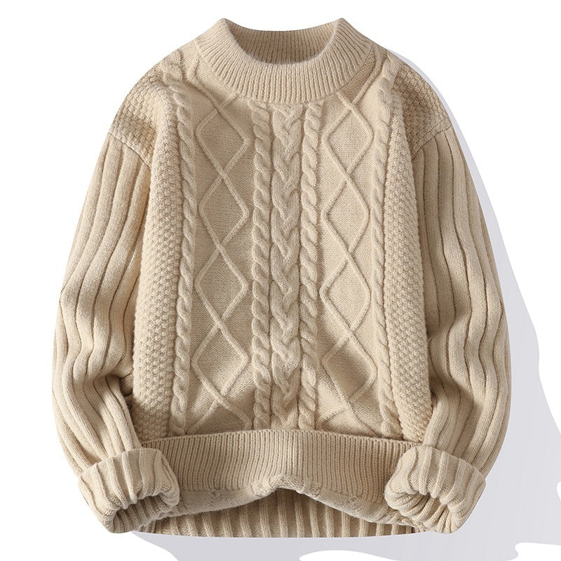 Men's Solid Color Sweater