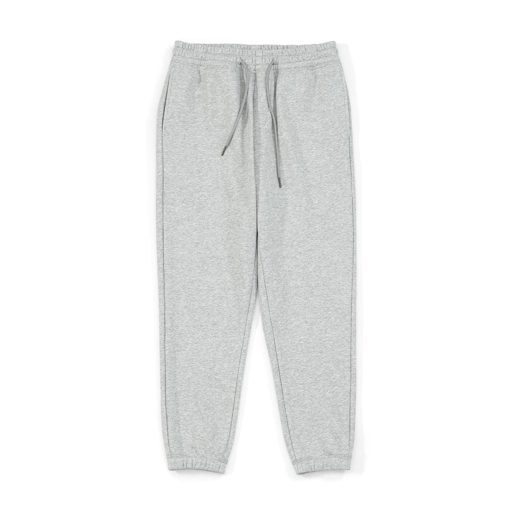 Slightly Loose Drawstring Grey Trousers For Men
