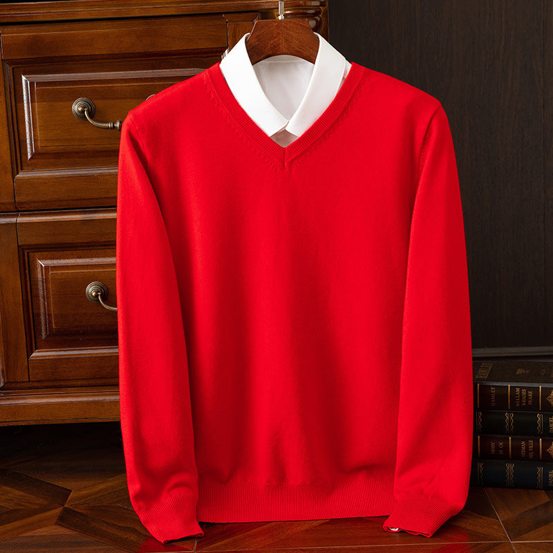 Men's V-neck Sweater