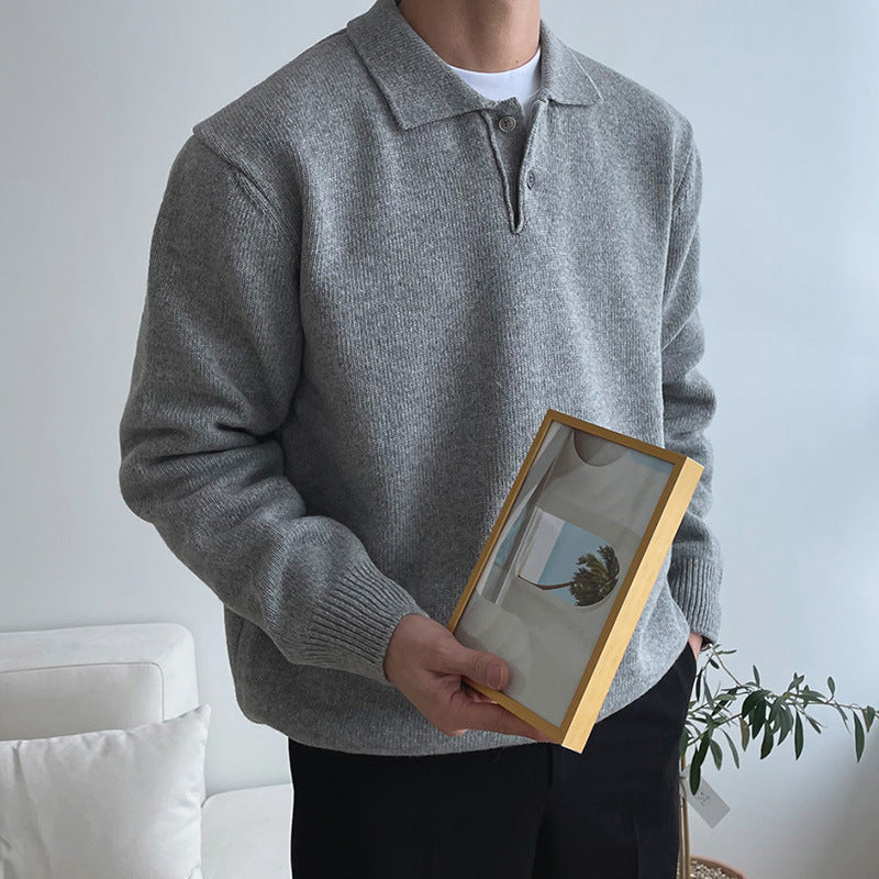Men's Versatile Casual Korean Style sweater