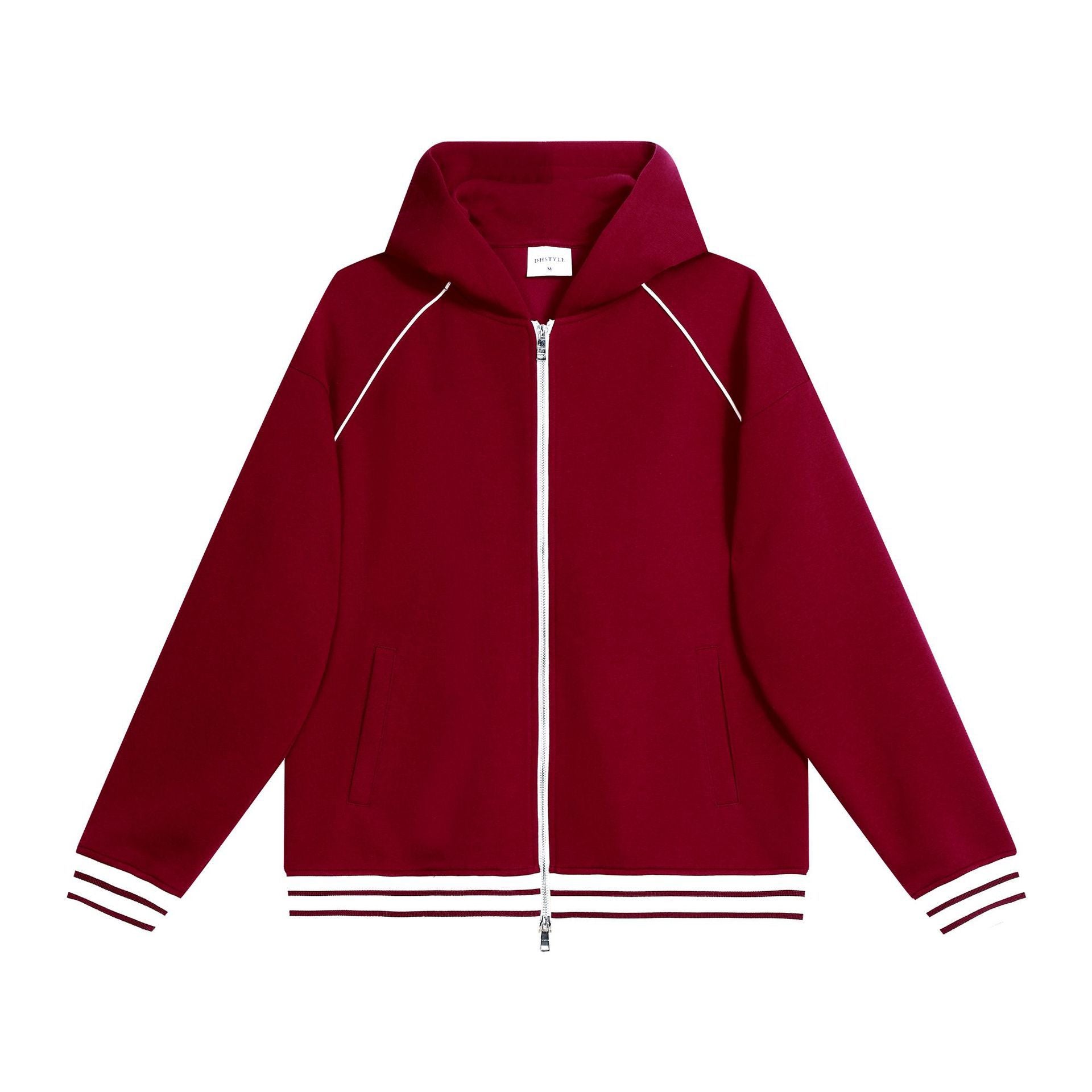 Autumn And Winter Casual Zipper hooded Sweater