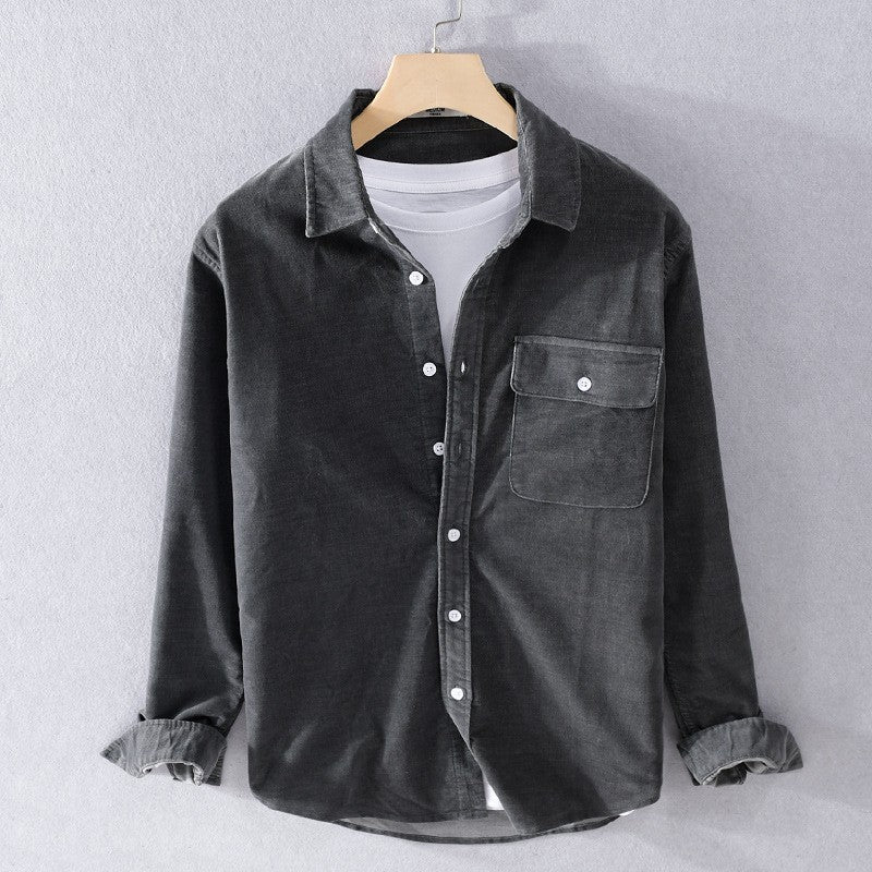 Loose Long-sleeved Shirt For Men