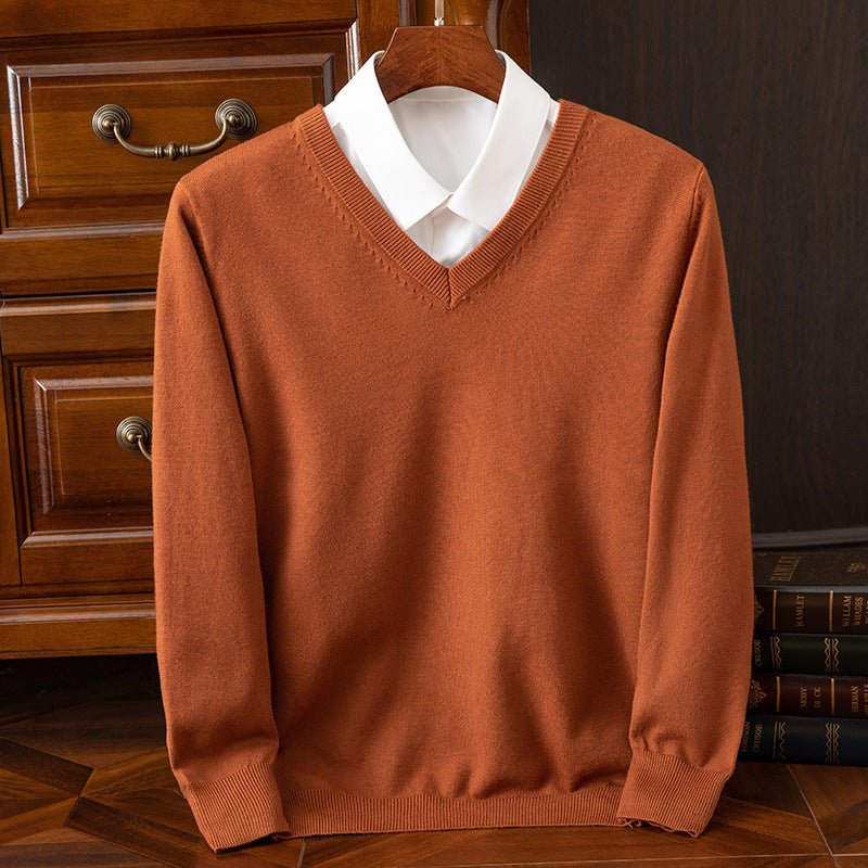 Men's V-neck Sweater