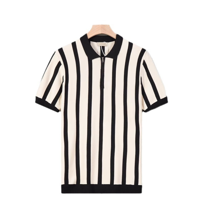 Summer Short-sleeved Versatile Men's Korean-style Retro