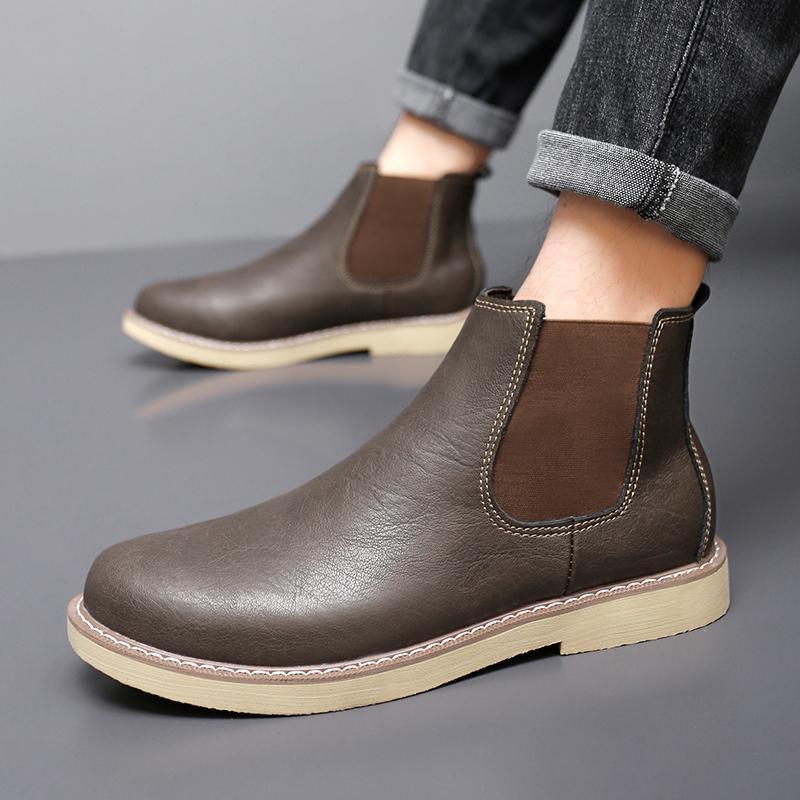 Men's British Style High-top Shoes Martin Boots